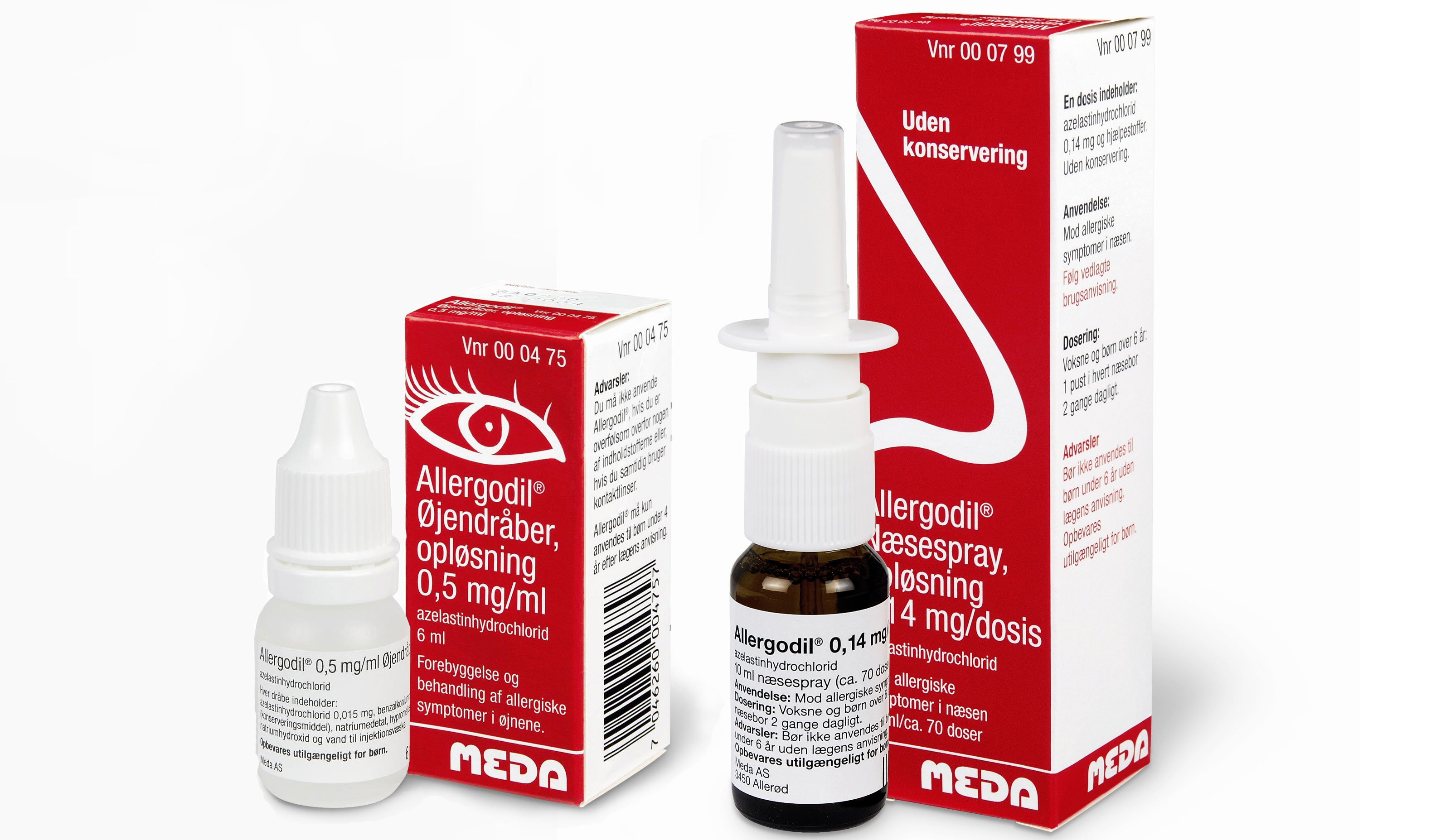 Allergodil er et ikke-sløvende antihistamin, der lindre høfeber symptomer i øjne og næse